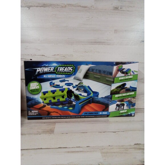 Power Tread All Surface Vehicle 1000 Plus Courses 30 Pieces Toy New In Package - Picture 4 of 13